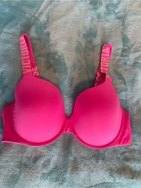 Victoria's Secret Hot Pink Molded Lightly lined Bra- 3 VS PINK BRAS AVAIL.
